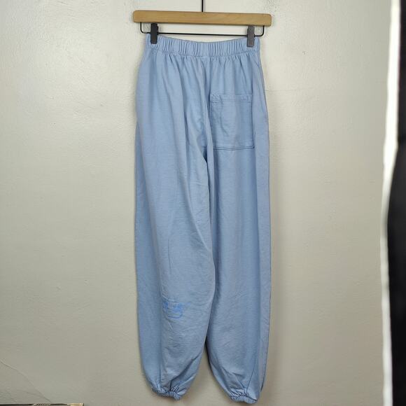 Boys Lie Talk To The Hand Sweatpants Womens‎ XS Blue Devil Graphic Joggers - Picture 7 of 9